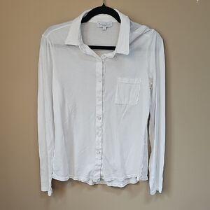 Michael Stars Cream Button-Up Shirt
